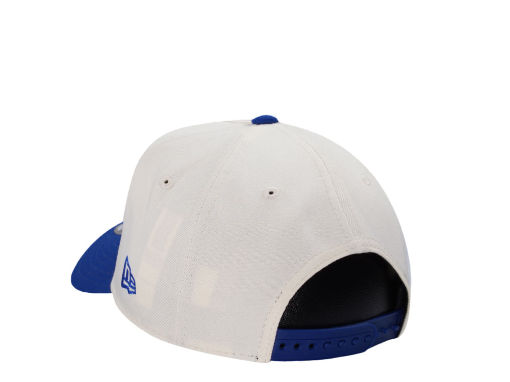 New Era New York Rangers 85th Anniversary Chrome Two Tone Edition 9Forty A Frame Snapback Hat
