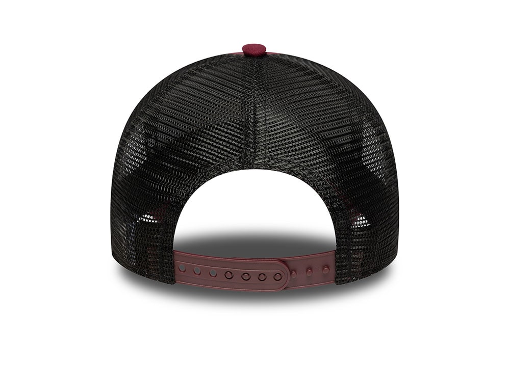 New Era AS Roma Wine Red Edition 9Forty A Frame Trucker Snapback Cap