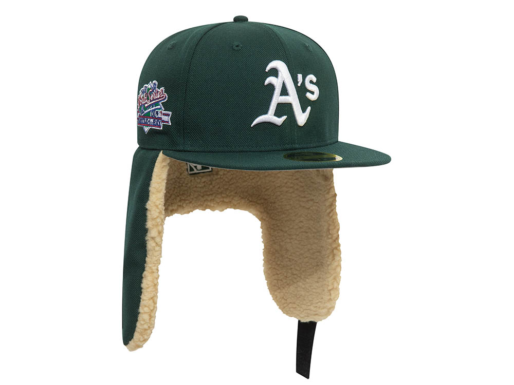 New Era Oakland Athletics World Series Edition Green 59Fifty Dogear Fitted Hat