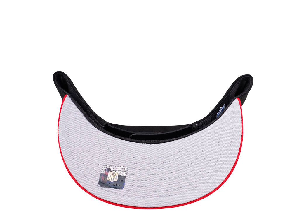 New Era New England Patriots Black and Red Edition 9Fifty Snapback Hat