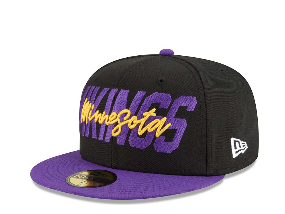 New Era Minnesota Vikings NFL Draft 22 59Fifty Fitted Hat