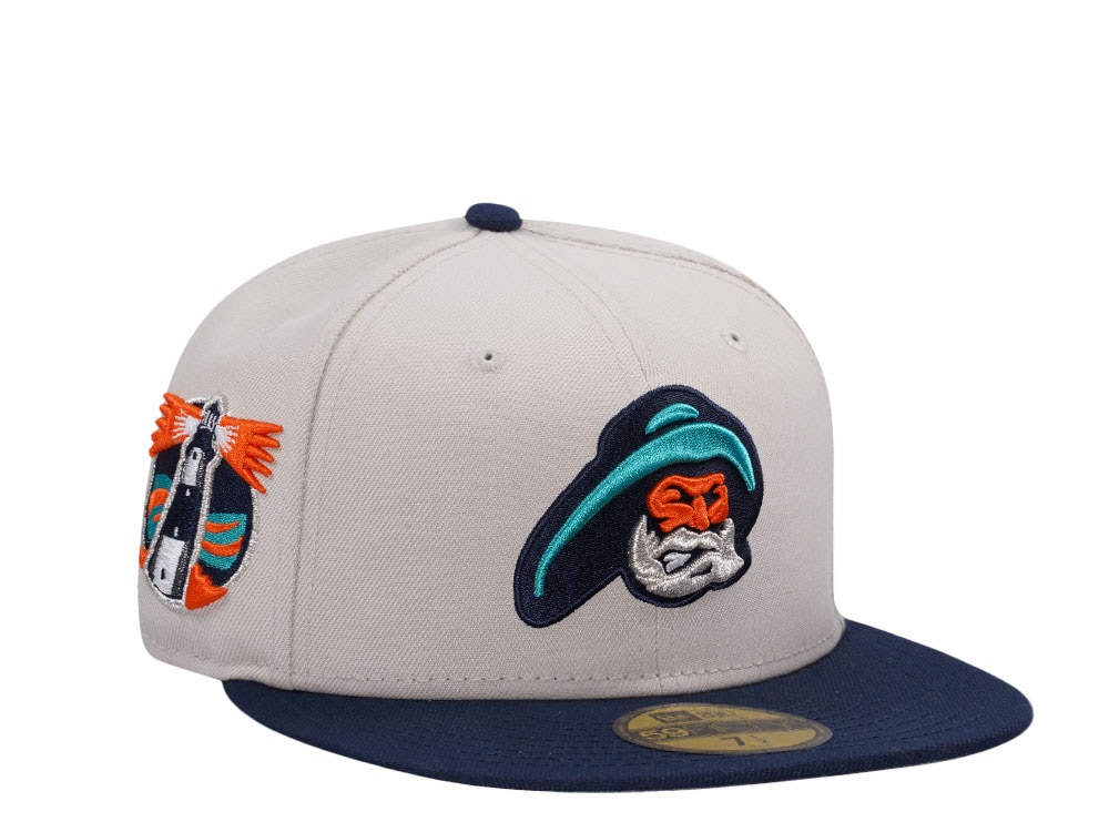 New Era New York Islanders Fisherman Stone Two Tone Edition 59Fifty Fitted Hat
