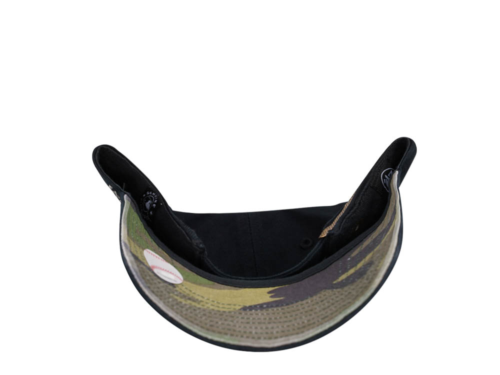 47Brand New York Yankees Black Ballpark Camo Clean Up Strapback Hat