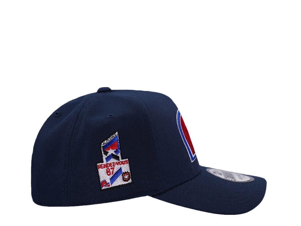 New Era Quebec Nordiques All Star Game 1987 Ocean Blue Prime Edition 9Forty A Frame Snapback Cap
