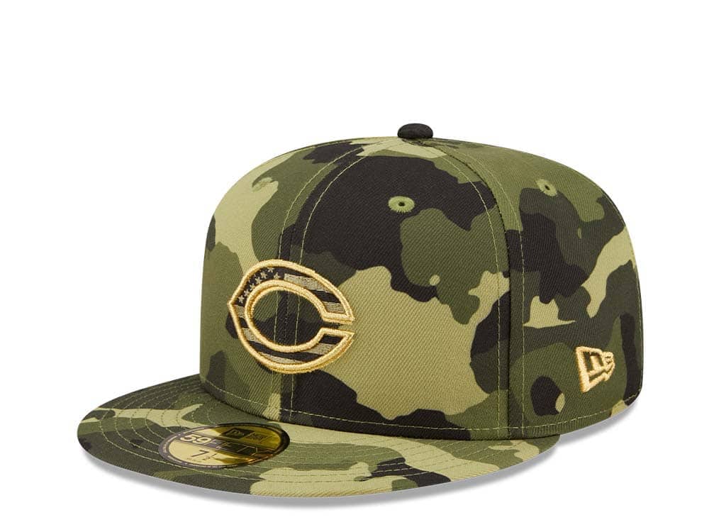 New Era Cincinnati Reds Armed Forces Day 2022 59Fifty Fitted Hat