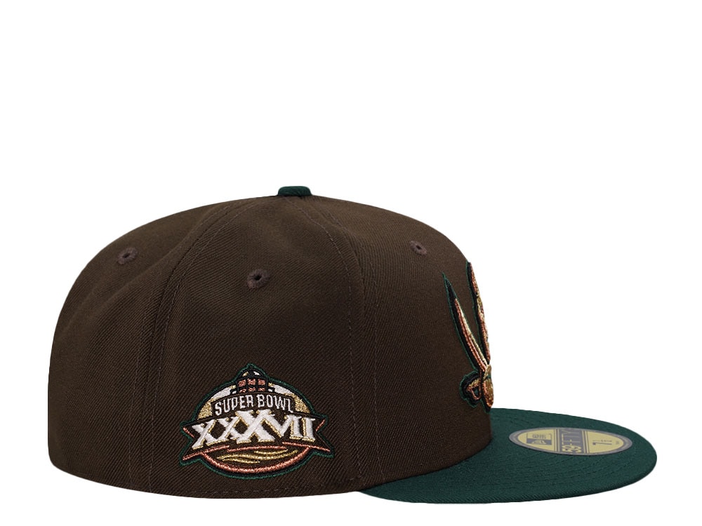 New Era Tampa Bay Buccaneers Super Bowl XXXVII Walnut Two Tone Edition 59Fifty Fitted Cap