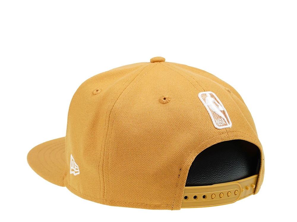 New Era Los Angeles Lakers Panama Tan Edition 9Fifty Snapback Hat