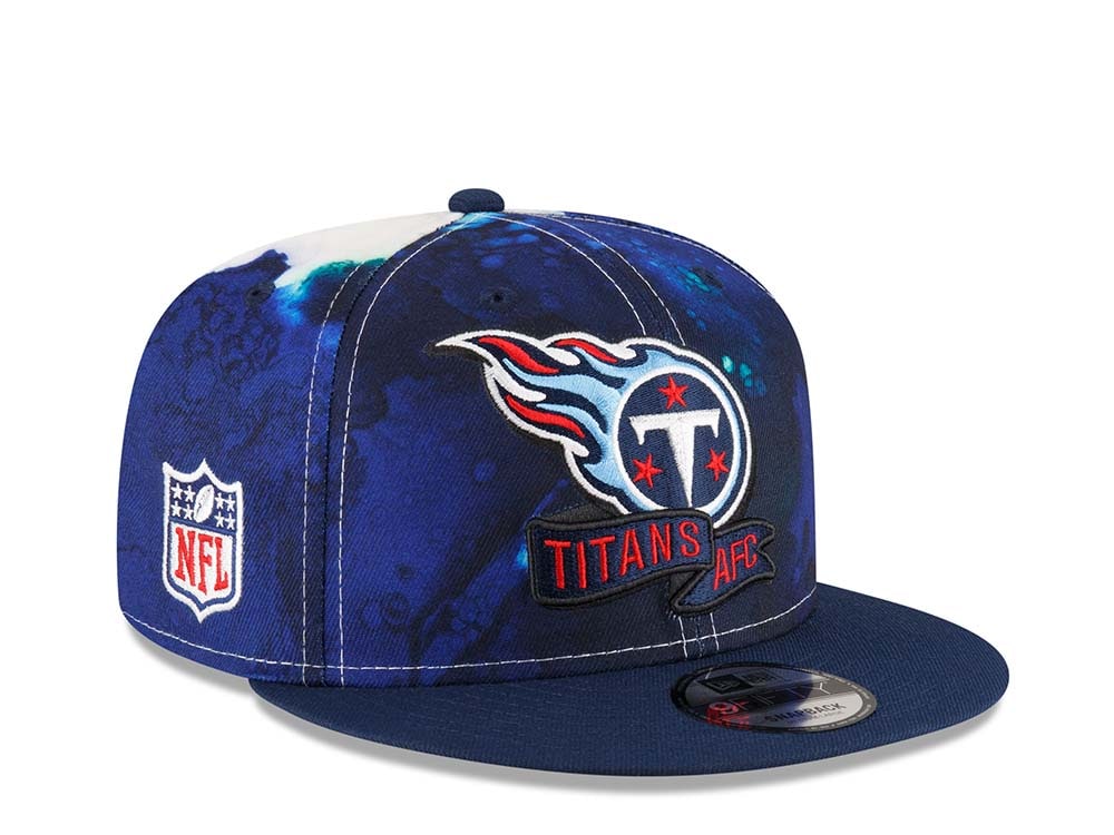 New Era Tennessee Titans Ink NFL Sideline 2022 9Fifty Snapback Hat