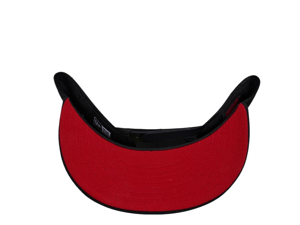 New Era Hydra Black and Red Edition 9Fifty Snapback Hat
