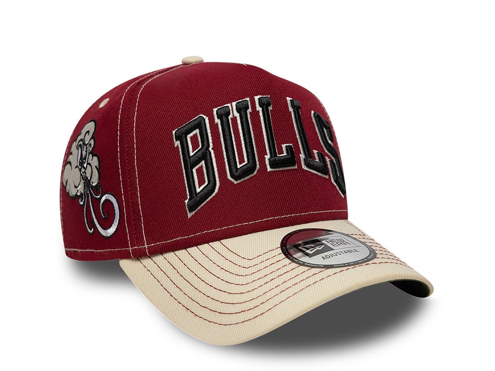 New Era Chicago Bulls City Icon 9Forty E Frame Snapback Cap