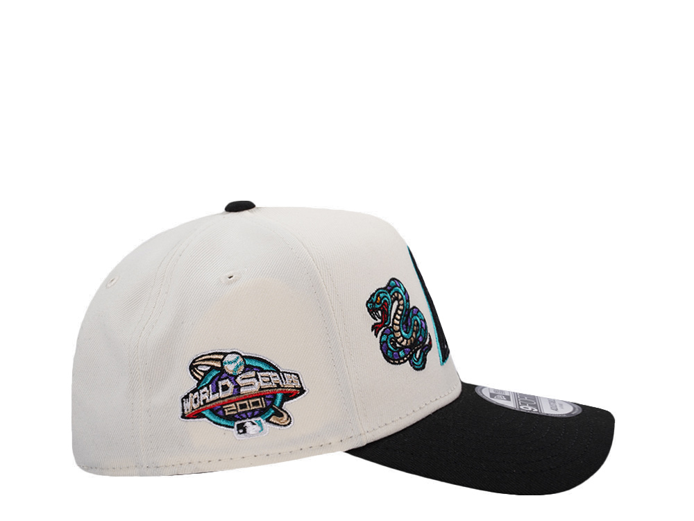 New Era Arizona Diamondbacks World Series 2001 Chrome Two Tone Edition 9Forty A Frame Snapback Cap