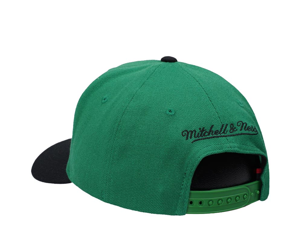 Mitchell & Ness Boston Celtics Team Two Tone 2.0 Hardwood Classic Red Flex Snapback Hat
