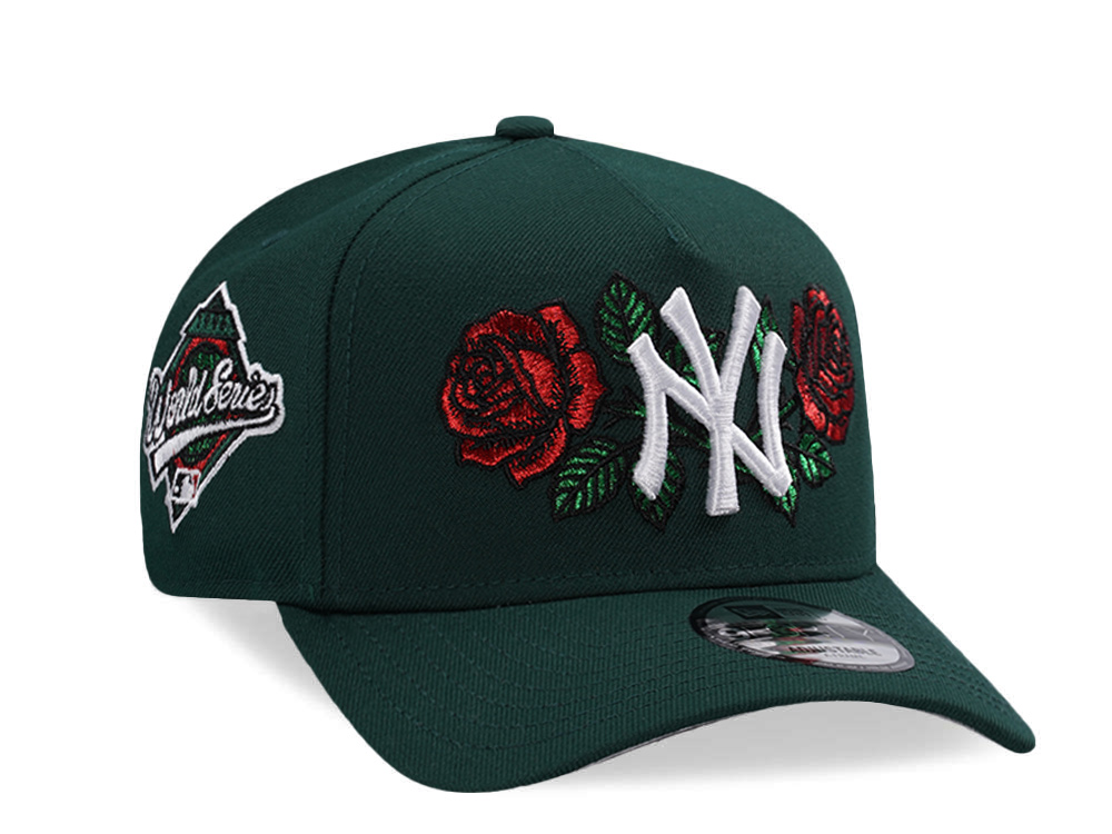 New Era New York Yankees World Series 1996 Rose Dark Green Prime Edition 9Forty A Frame Snapback Cap