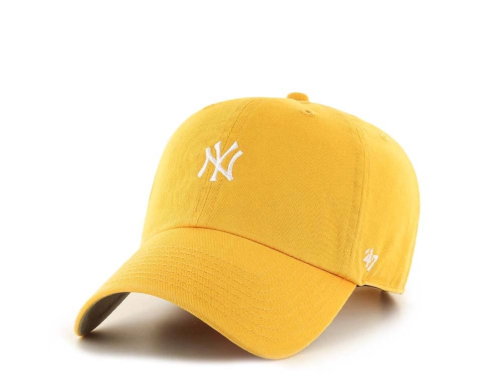 47Brand New York Yankees Yellow Base Runner Clean up Strapback Hat