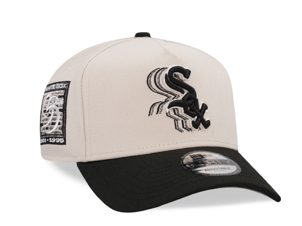 New Era Chicago White Sox 95 Years Faded Stone Two Tone Edition 9Forty A Frame Snapback Cap