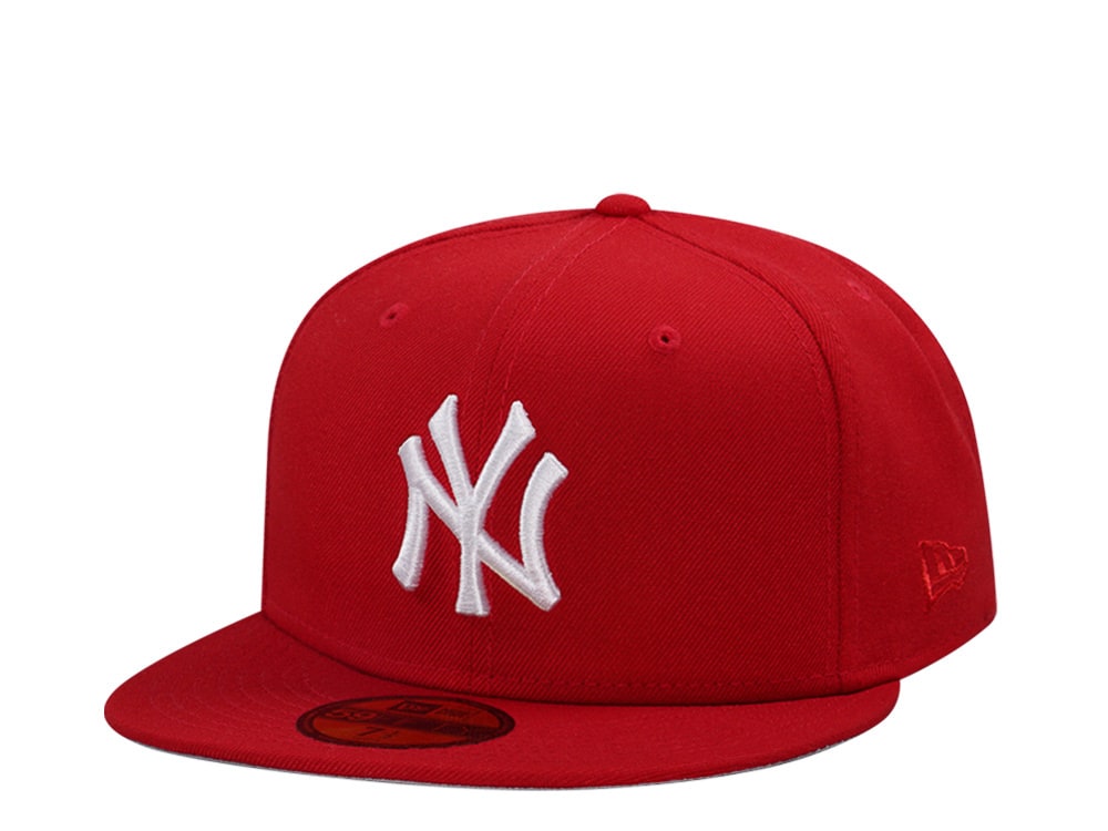 New Era New York Yankees Scarlet Red Edition 59Fifty Fitted Hat