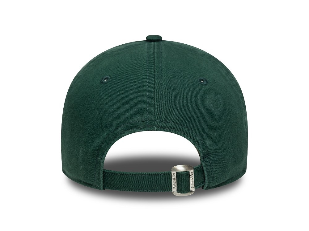 New Era Oakland Athletics Mini Logo Washed Dark Green 9Twenty Strapback Cap