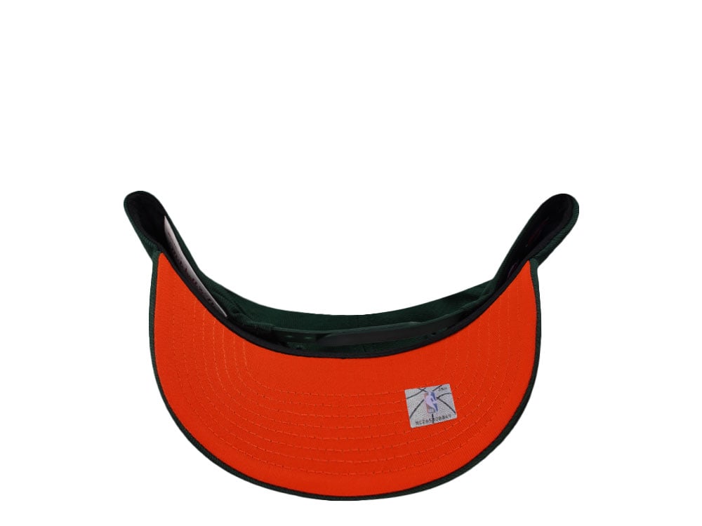 Mitchell & Ness New York Knicks 50th Anniversary Green Edition Pro Pinch Fit Snapback Cap