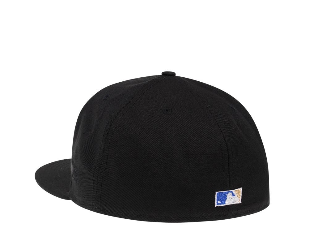 New Era Kansas City Royals 25th Anniversary Black Throwback Edition 59Fifty Fitted Hat