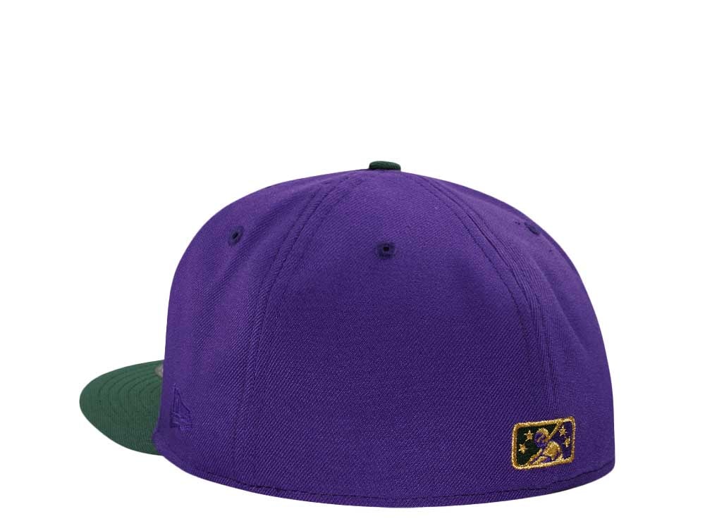 New Era Tampa Smokers Purple Gold Two Tone Edition 59Fifty Fitted Hat