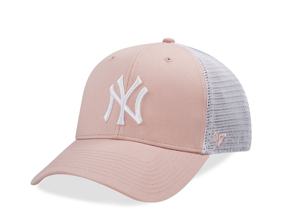 47Brand New York Yankees Dusty Mauve MVP Trucker Snapback Hat