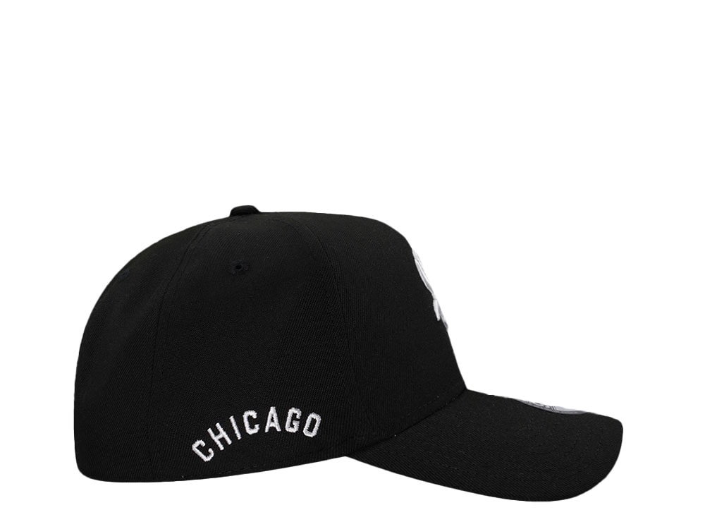 New Era Chicago White Sox Black Classic Edition 9Forty A Frame Snapback Hat