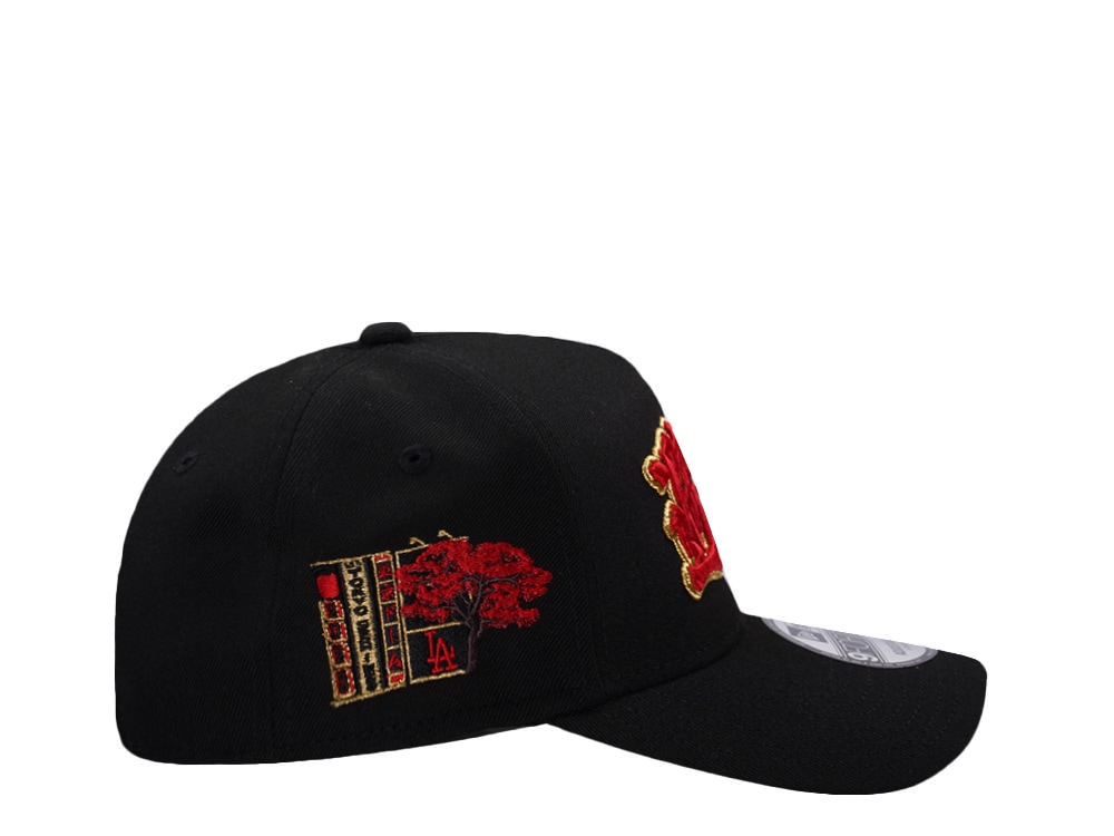 New Era Los Angeles Dodgers Tokyo Series Kanji Black Prime Edition 9Forty A Frame Snapback Cap