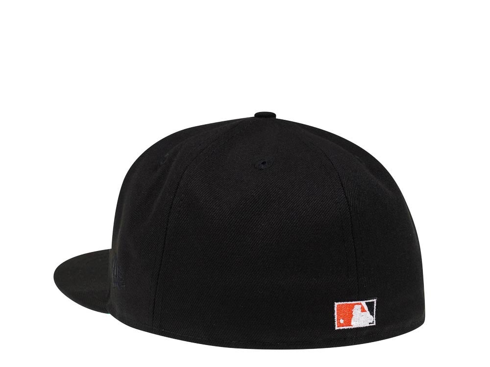 New Era San Francisco Giants 60th Anniversary Black Throwback Edition 59Fifty Fitted Hat
