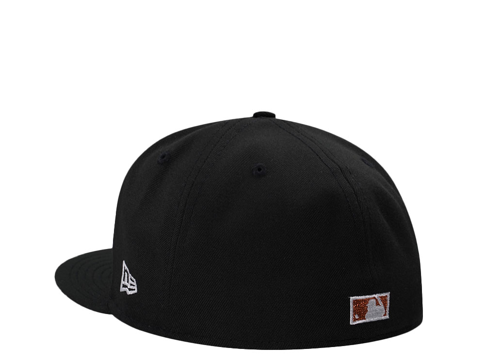 New Era Milwaukee Brewers County Stadium Black Throwback Edition 59Fifty Fitted Hat