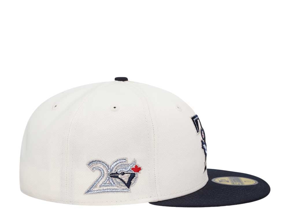 New Era Toronto Blue Jays 20th Anniversary Chrome Elite Metallic Two Tone Edition 59Fifty Fitted Hat