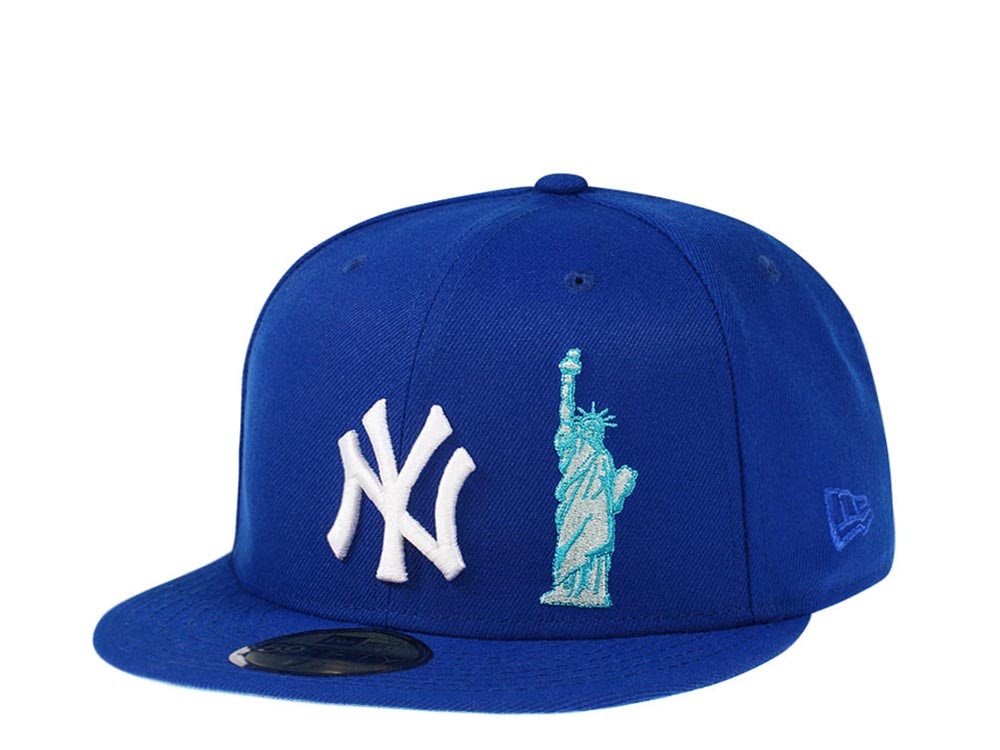New Era New York Yankees Icons Glacier Blue Edition 59Fifty Fitted Hat