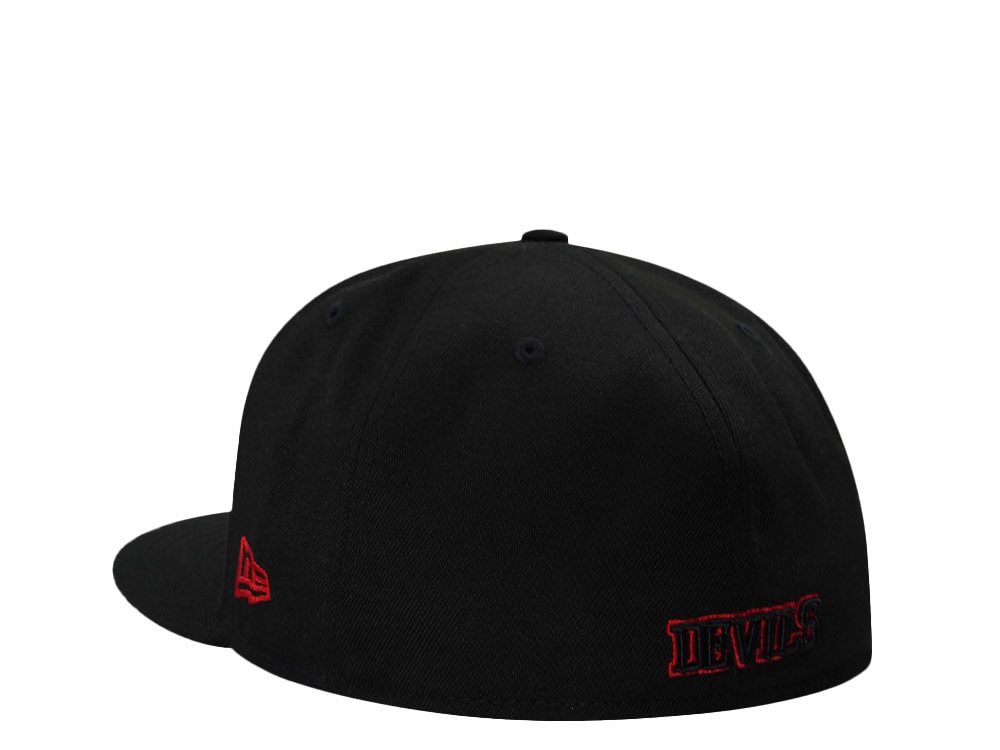 New Era New Jersey Devils 30th Anniversary Legend Black Red Edition 59Fifty Fitted Hat