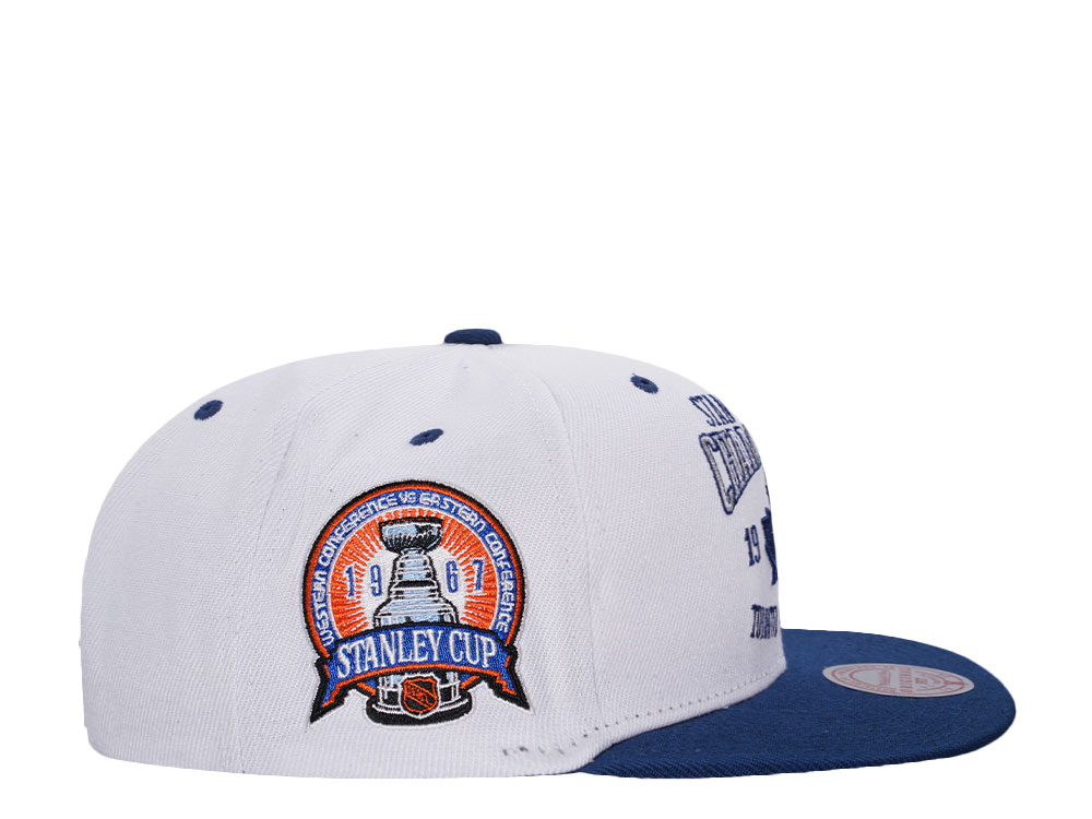 Mitchell & Ness Toronto Maple Leafs Stanley Cups 1967 Two Tone Snapback Hat