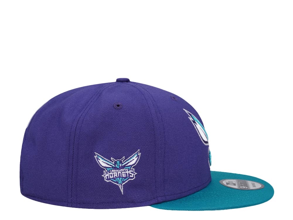 New Era Charlotte Hornets Purple Two Tone Classic Edition 9Fifty Snapback Hat