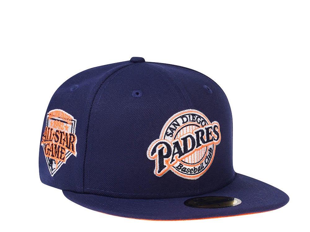 New Era San Diego Padres All Star Game 1992 Orange Flash Edition 59Fifty Fitted Hat