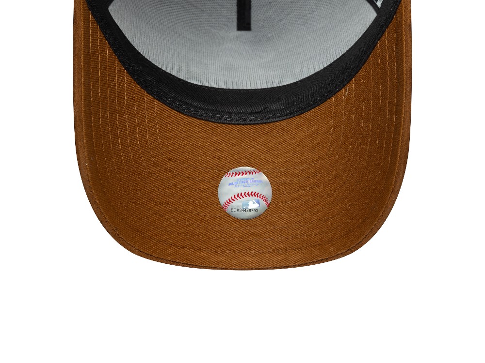 New Era Detroit Tigers Navy Suede Visor 9Forty A Frame Snapback Cap