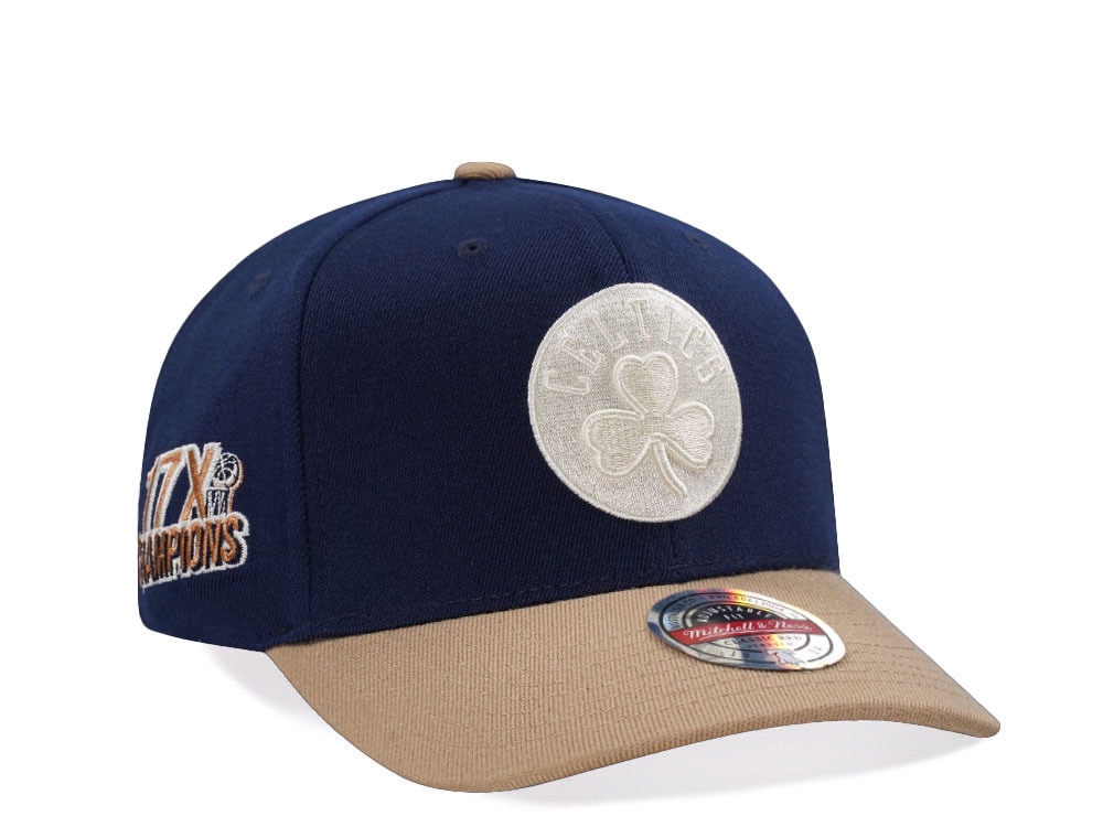 Mitchell & Ness Boston Celtics Sand Storm Classic Red Stretch Snapback Cap