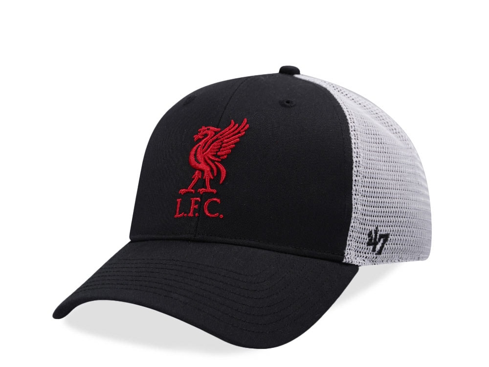 47Brand Liverpool FC Black MVP Trucker Snapback Hat