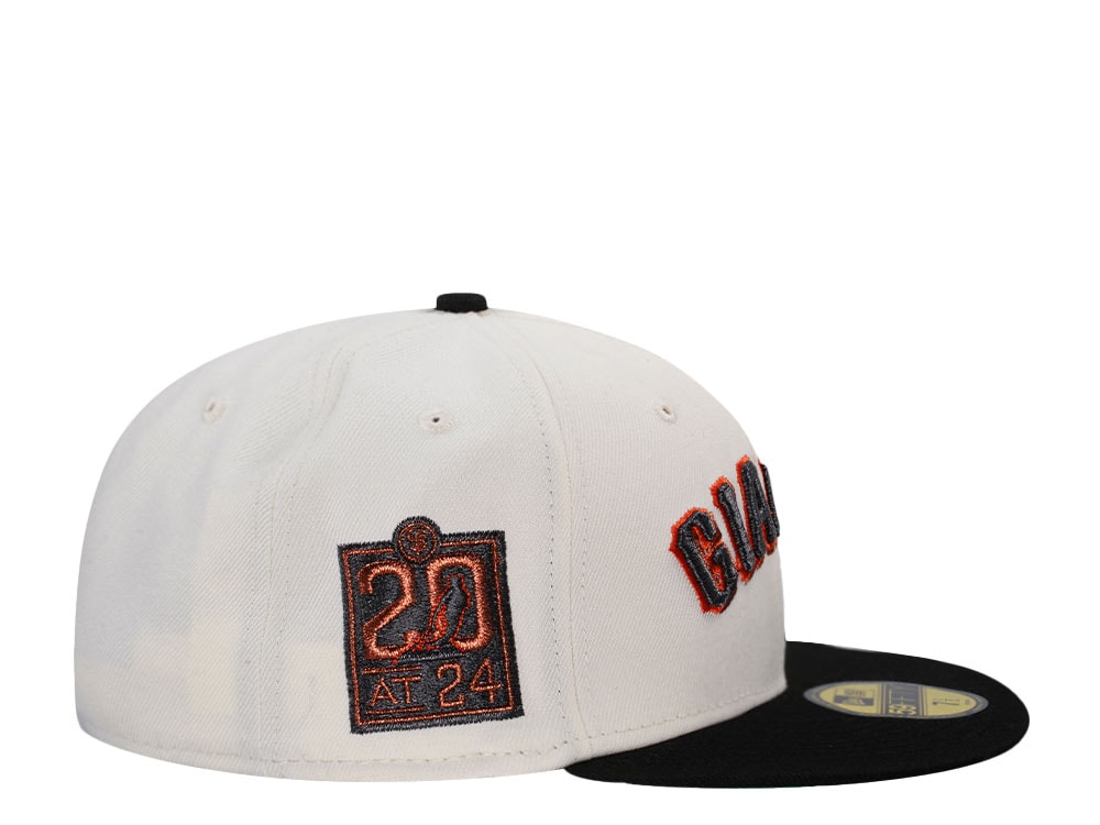 New Era San Francisco Giants 20 AT 24 Chrome Metallic Two Tone Edition 59Fifty Fitted Hat