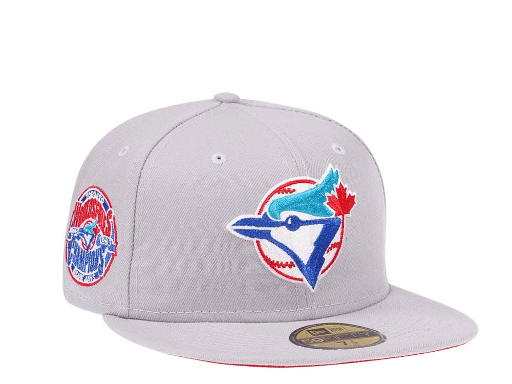 New Era Toronto Blue Jays World Back to Back Fresh Grey Edition 59Fifty Fitted Hat