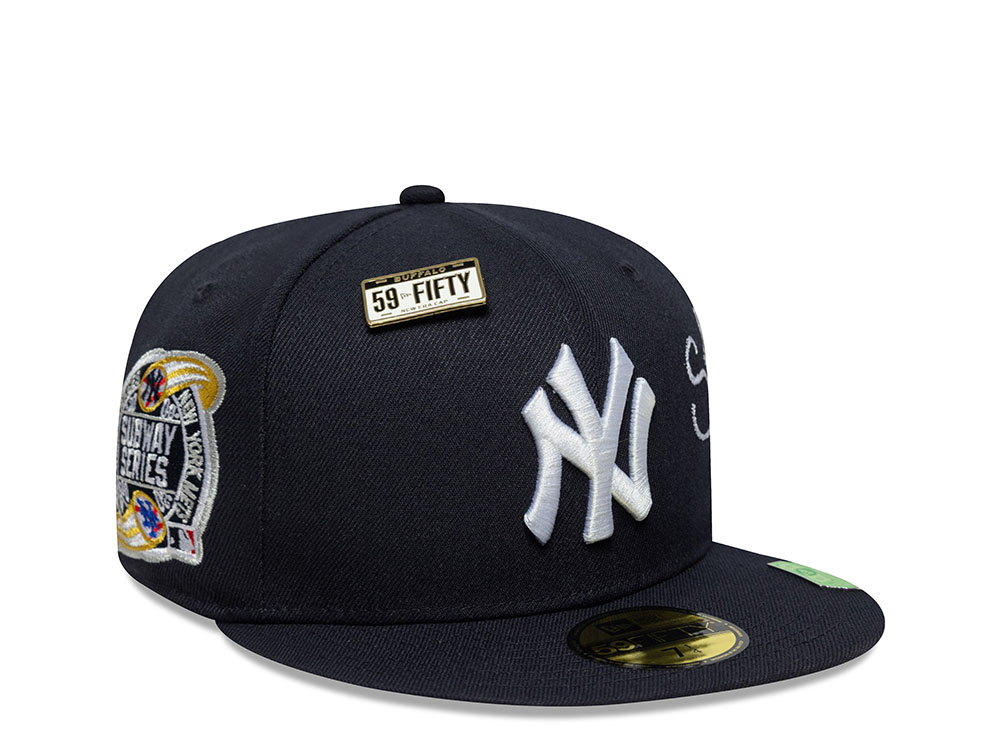 New Era New York Yankees Subway Series Multi Patch Navy Prime Edition 59Fifty Fitted Cap