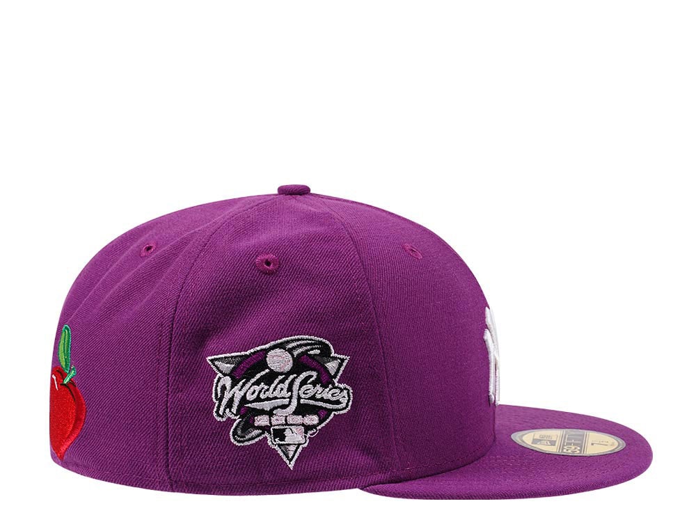 New Era New York Yankees NYC Icons World Series 2000 Grape and Pink Edition 59Fifty Fitted Hat