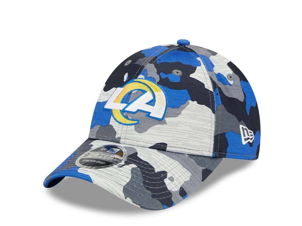New Era Los Angeles Rams NFL Training Camp 22 Camo 9Forty Stretch Snapback Hat