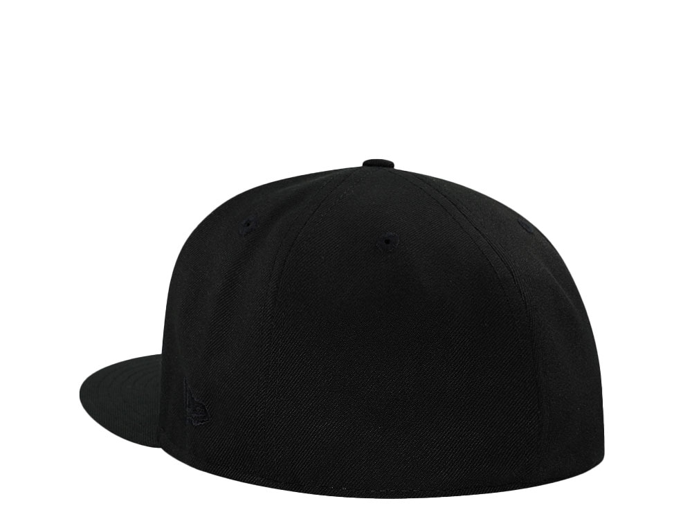 New Era New York Yankees Black Throwback Edition 59Fifty Fitted Hat