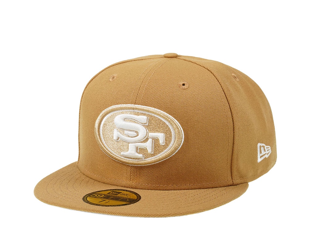 New Era San Francisco 49ers Wheat Edition 59Fifty Fitted Hat