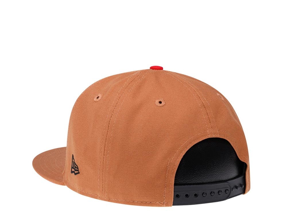 New Era Utah Jazz Tan Canvas Edition 9Fifty Snapback Hat