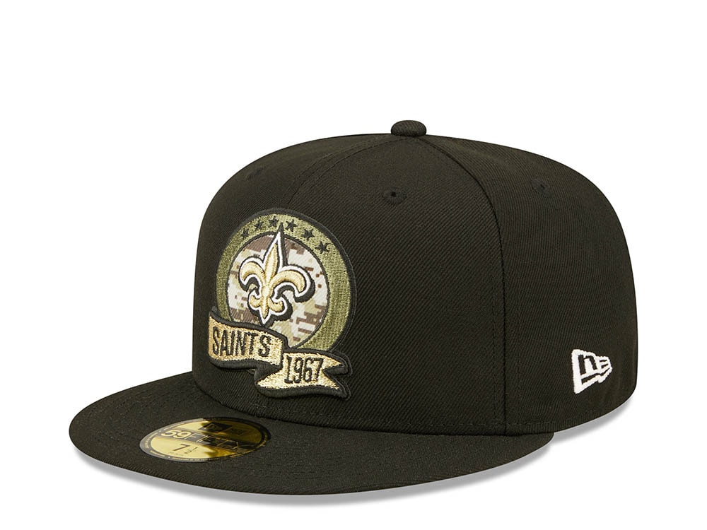 New Era New Orleans Saints Salute to Service 2022 Fitted 59Fifty Hat