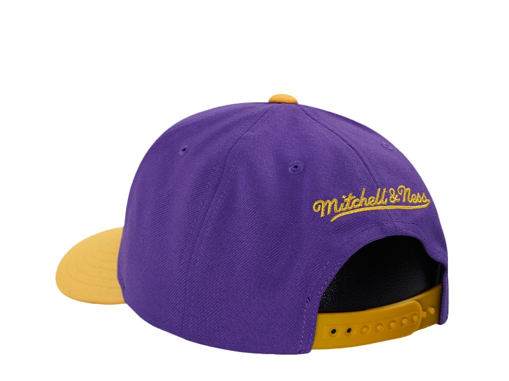 Mitchell & Ness LSU Tigers Pro Crown Fit Purple Snapback Hat
