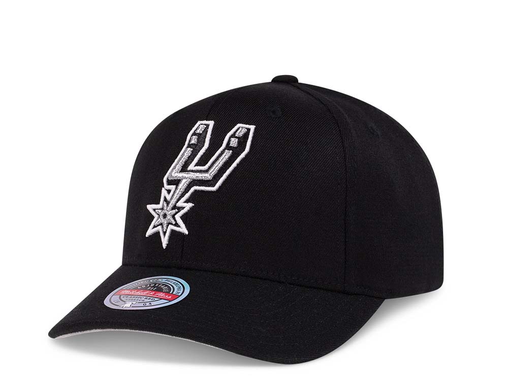 Mitchell & Ness San Antonio Spurs Team Ground Red Line Flex Snapback Hat