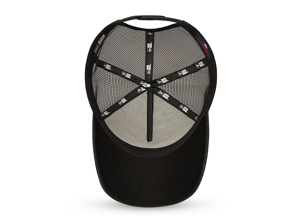 New Era Los Angeles Lakers  Black Graphite Trucker Snapback Hat